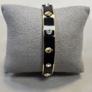 NWT Kurt Geiger Gold-Tone Crystal Enamel Eagle bangle
